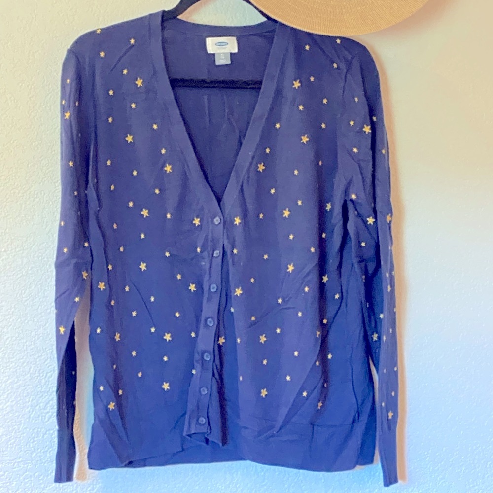 Navy blue cardigan
